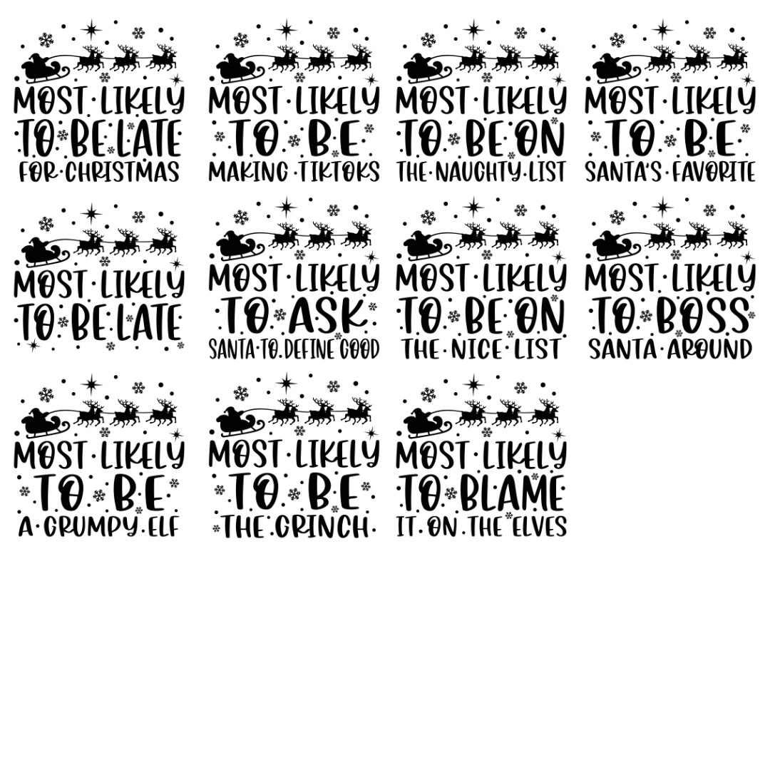 Most Likely to...Christmas Shirt