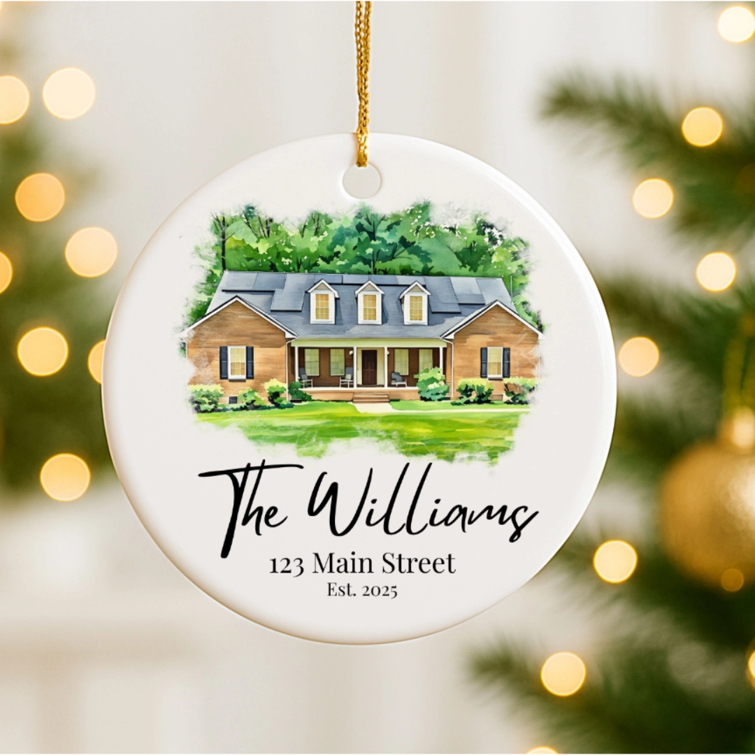 Custom New Home Ornament
