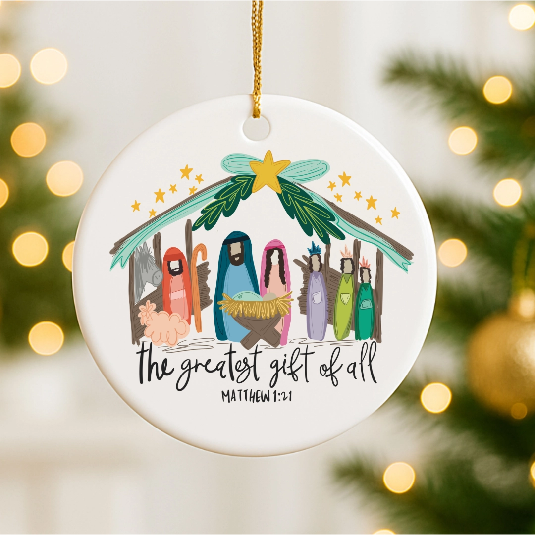 Custom The Greatest gift of all! Ornament