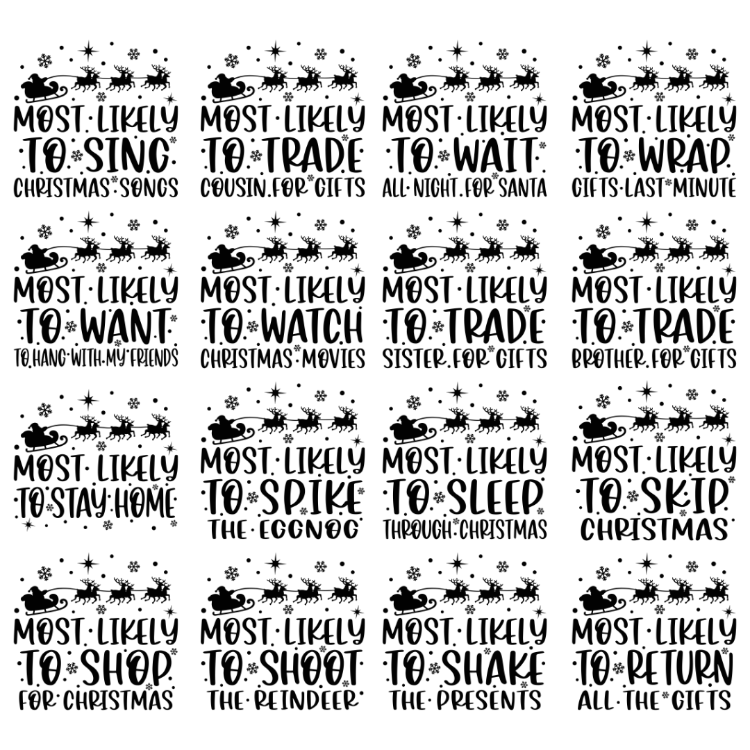 Most Likely to...Christmas Shirt