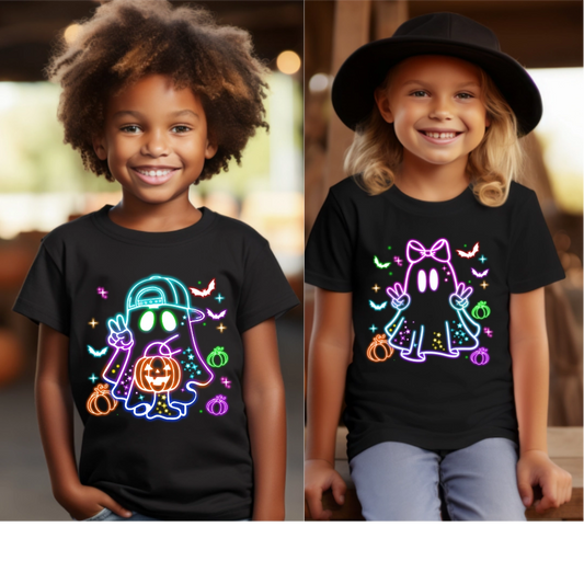 Neon Kids Matching Shirts
