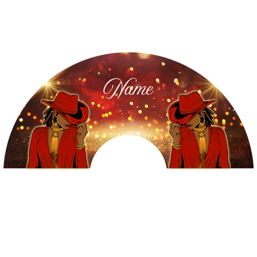 Personalized Clack Fan - Large 13"